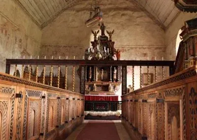 Ragunda gamla kyrka – interiör ställning